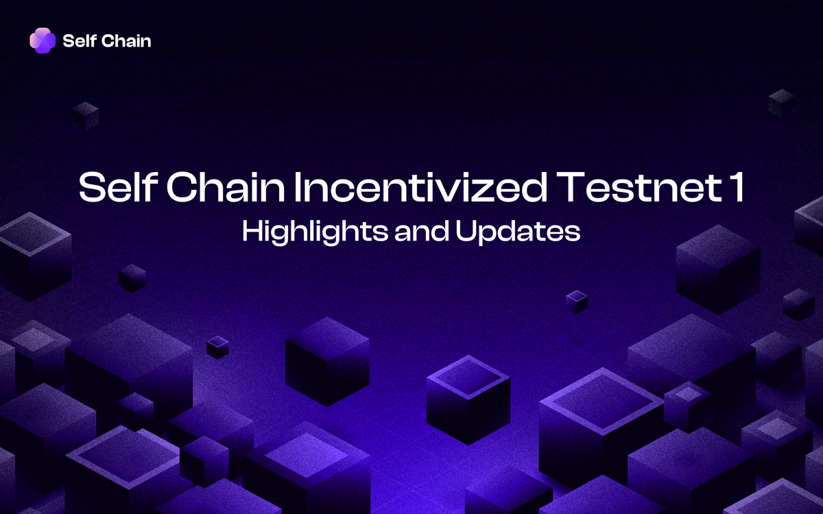 Self Chain Incentivized Testnet 1 | Highlights and Updates