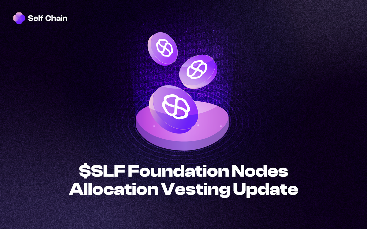 $SLF Foundation Nodes Allocation Vesting Update